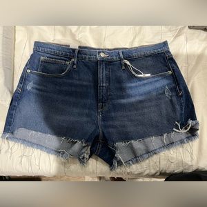 Good American denim shorts